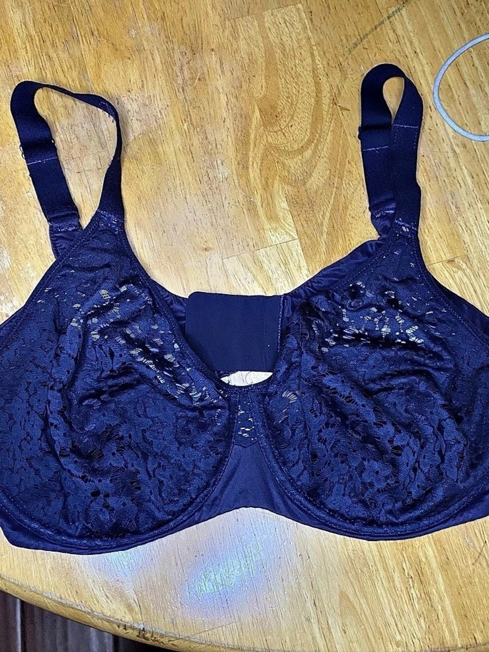 Chantelle Lace Underwire Bra Blue Size 38DD